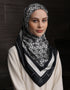 CARYS SQUARE SCARF (BLACK)